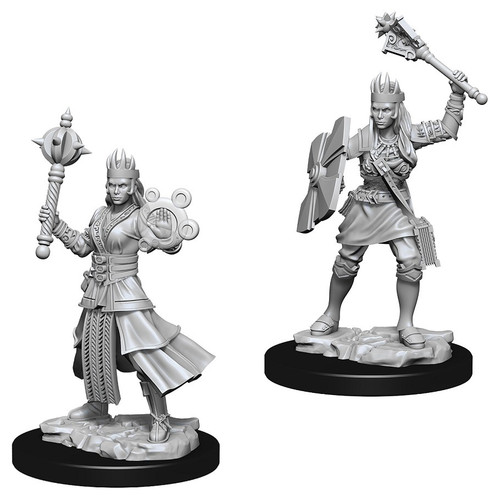 RPG Miniatures: Adventurers - Nolzur's Marvelous Unpainted Minis: Female Human Cleric