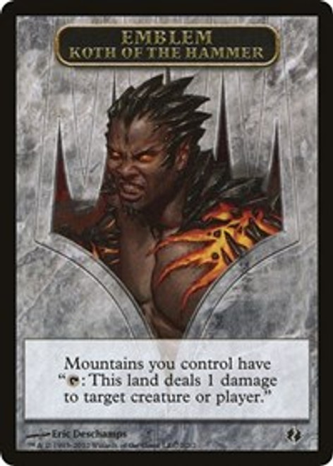 Emblem - Koth of the Hammer - Duel Decks: Venser vs. Koth