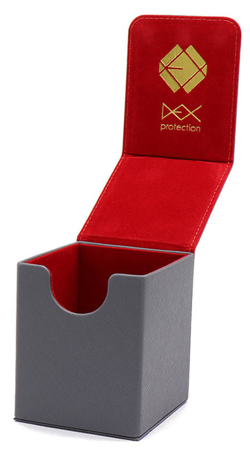 Deck Boxes: Premium Single Dboxes - Creation Line - Grey Small Deckbox