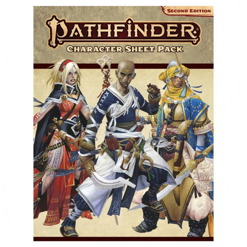 Pathfinder: GM Screens and Character Folios - PF 2nd Edition: Character Sheet Pack