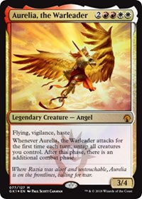 Aurelia, the Warleader [Foil] - Guilds of Ravnica: Guild Kits