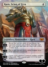 Karn, Scion of Urza [Foil] - Ravnica Allegiance: Mythic Edition