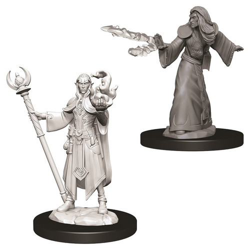 RPG Miniatures: Adventurers - Nolzur's Marvelous Unpainted Minis: Male Elf Wizard