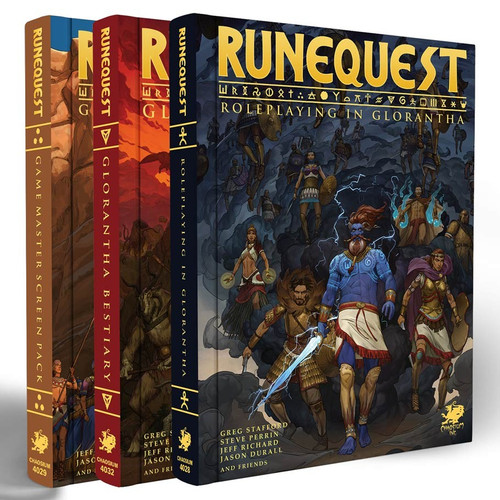 Miscellanous RPGs: RuneQuest RPG: Roleplaying in Glorantha Deluxe Slipcase Set
