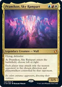 Pramikon, Sky Rampart [Foil] - Commander 2019