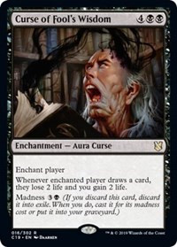 Curse of Fool's Wisdom - Commander 2019