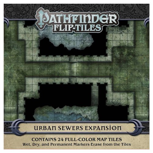 Pathfinder: Tiles and Maps - Pathfinder RPG: Flip-Tiles - Urban Sewers
