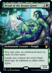 Dryad of the Ilysian Grove (Extended Art) - Theros Beyond Death