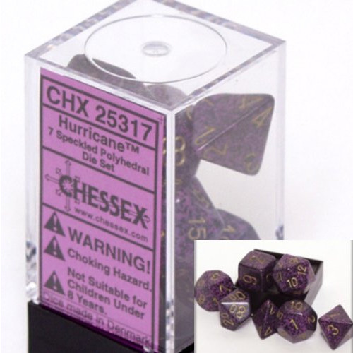 Dice and Gaming Accessories Polyhedral RPG Sets: Speckled - Speckled: Hurricane (7)