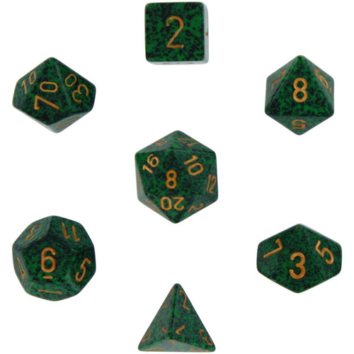 Dice and Gaming Accessories Polyhedral RPG Sets: Speckled - Speckled: Golden Recon (7)