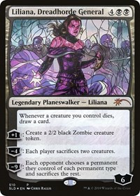 Liliana, Dreadhorde General (Stained Glass) [Foil] - Secret Lair Drop Series
