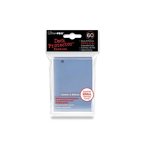 Card Sleeves: Non-Standard Sleeves - Small Deck Protectors - Clear (60)