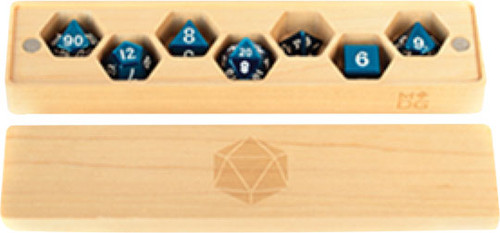 Dice and Gaming Accessories Polyhedral RPG Sets: Wood Dice Vault: Maple