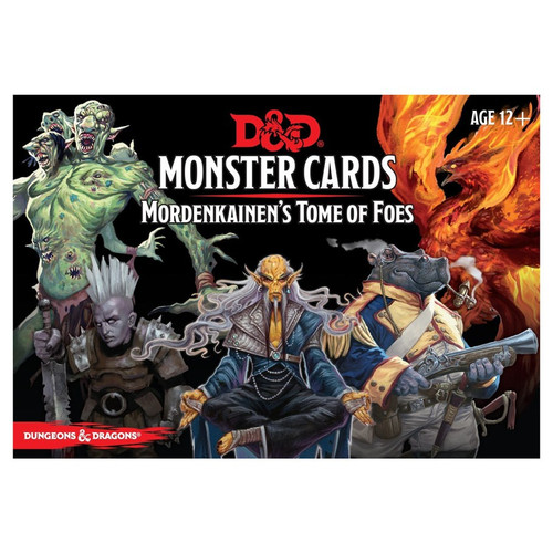 Dungeons & Dragons: DM Support - D&D 5th Edition: Monster Cards - Mordenkainen's Tome Of Foes (109 Cards)