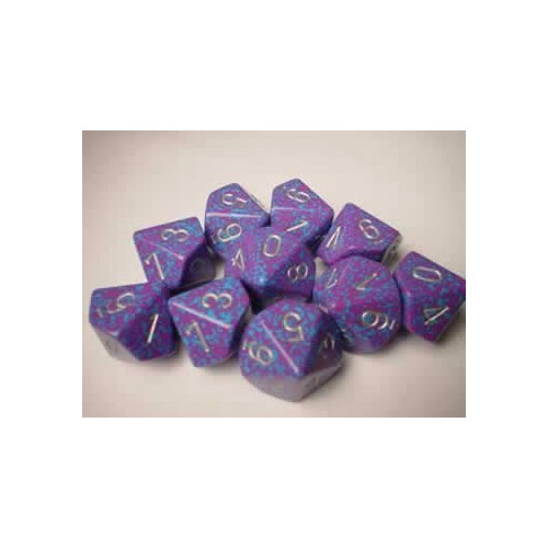 Dice and Gaming Accessories D10 Sets: Speckled - Speckled: D10 Silver Tetra (10)