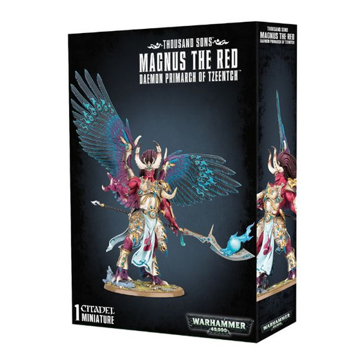 Warhammer 40K: Chaos Space Marines - Thousand Sons Magnus the Red, Daemon Primarch of Tzeentch