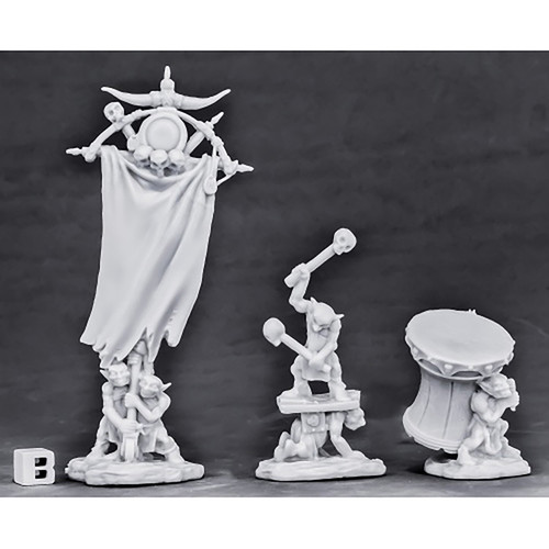 RPG Miniatures: Reaper Minis - Dark Heaven Bones: Goblin Honor Guard