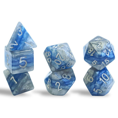Dice and Gaming Accessories Polyhedral RPG Sets: Swirled - Reality Shard: Devotion (7)