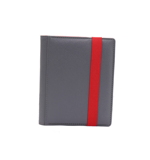Grey Dex Protection Zip Binder 12 Pocket Card Storage Zipper Binder 