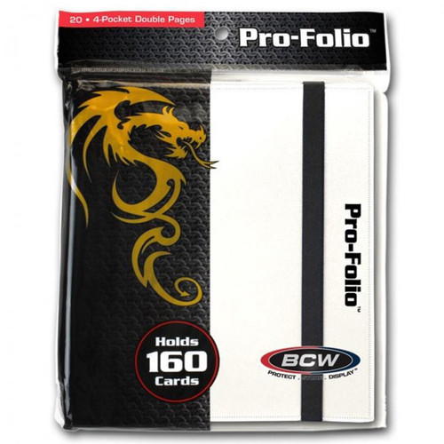 Card Binders & Pages: Binder: Pro-Folio 4pkt: WH