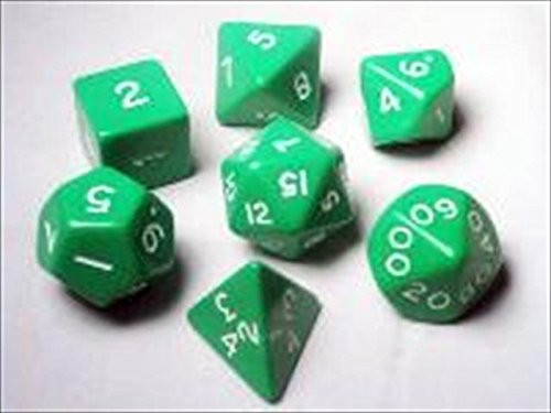 Dice and Gaming Accessories Polyhedral RPG Sets: 7-setJumboHTube GRwh