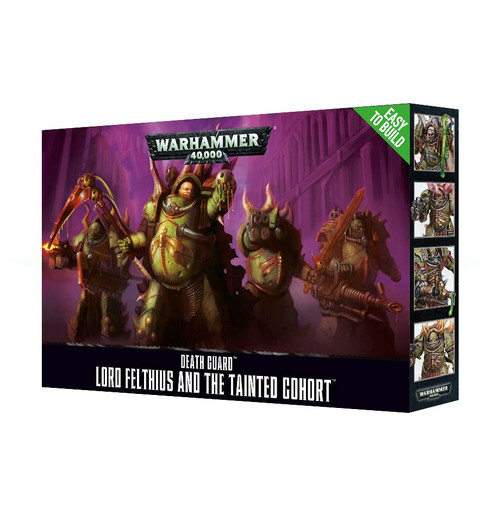 Warhammer 40K: Chaos Space Marines - Death Guard Easy to Build - Lord Felthius and The Tainted Cohort