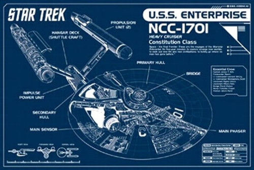 Posters: Star Trek Enterprise Blueprint