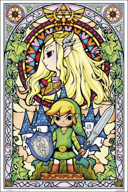 Posters: Zelda - Stained Glass