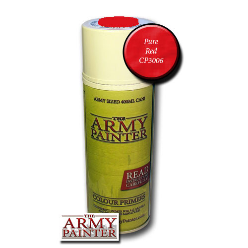 Spray Primers and Varnish: Army Painter - Colour Primer: Pure Red