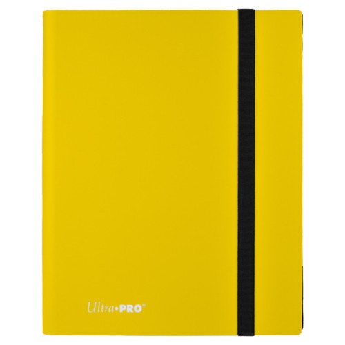 Card Binders & Pages: Lemon Yellow Pro-binder: Eclipse 9-pocket