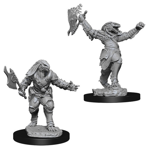 RPG Miniatures: Adventurers - Nolzur's Marvelous Unpainted Minis: Female Dragonborn Fighter