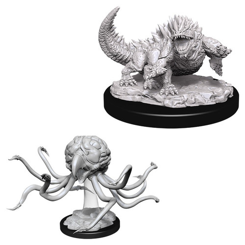 RPG Miniatures: Monsters and Enemies - Nolzur's Marvelous Unpainted Minis: Grell & Basilisk