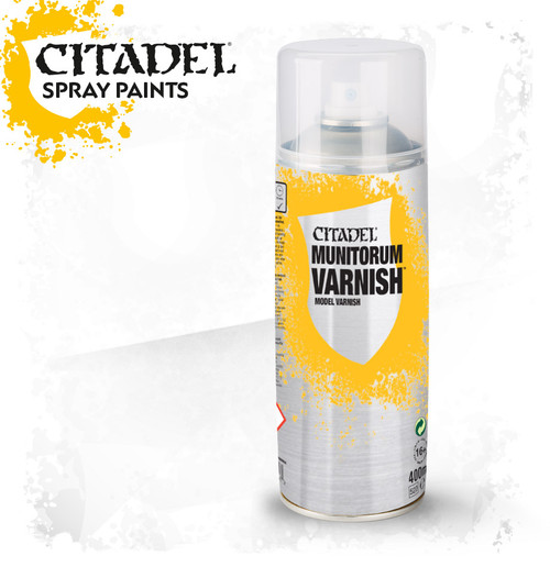 Spray Primers and Varnish: Citadel - Spray: Munitorum Varnish (400mL)