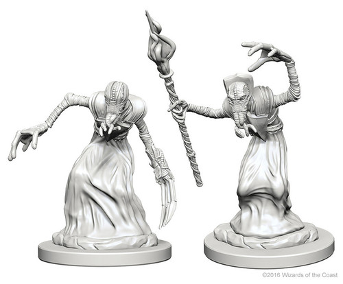 RPG Miniatures: Monsters and Enemies - Nolzur's Marvelous Unpainted Minis: Mindflayers