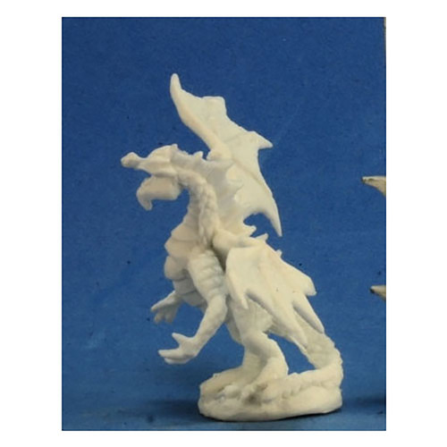 RPG Miniatures: Reaper Minis - Dark Heaven Bones: Dragon Hatchling Green