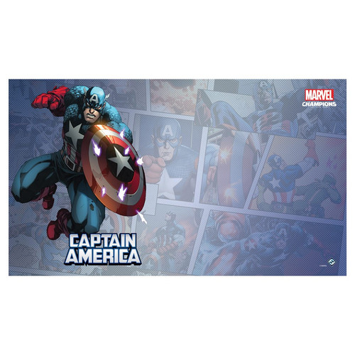 Card Games: Marvel Champions - Captain America Game Mat