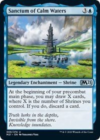 Sanctum of Calm Waters [Foil] - Core Set 2021