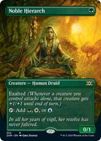 Noble Hierarch (Borderless) [Foil] - Double Masters