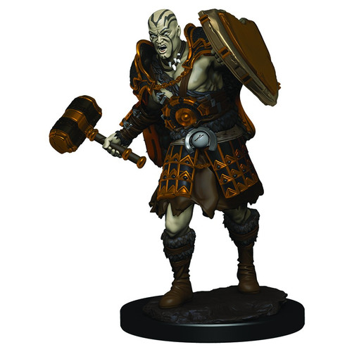 RPG Miniatures: Adventurers - Goliath Male Fighter  - Premium Figure