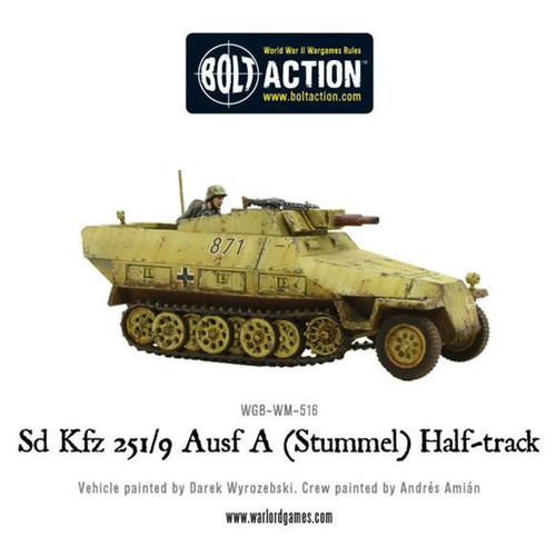 Bolt Action: German - German Sd.Kfz 251/9 Ausf D (Stummel) Half Track