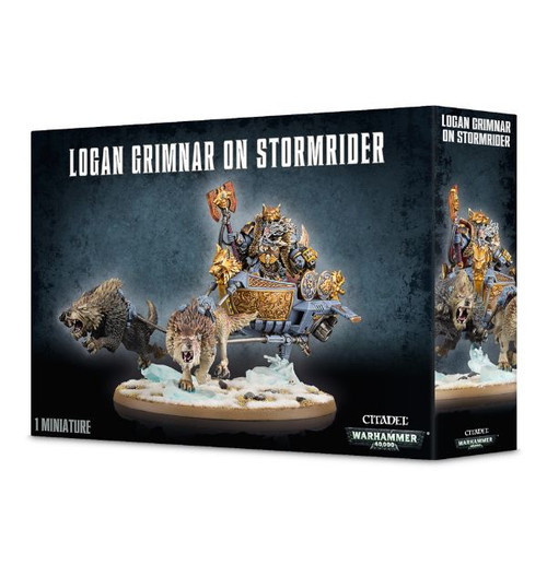 Warhammer 40K: Space Wolves - Logan Grimnar On Stormrider