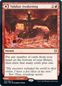 Valakut Awakening // Valakut Stoneforge [Foil] - Zendikar Rising