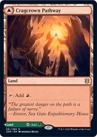 Cragcrown Pathway // Timbercrown Pathway - Zendikar Rising