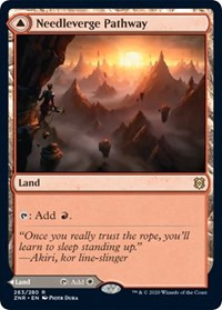 Needleverge Pathway // Pillarverge Pathway [Foil] - Zendikar Rising