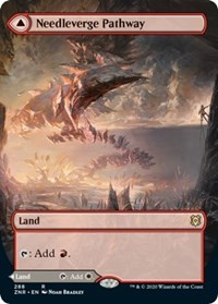 Needleverge Pathway // Pillarverge Pathway (Borderless) - Zendikar Rising
