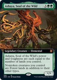 Ashaya, Soul of the Wild (Extended Art) - Zendikar Rising