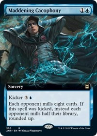 Maddening Cacophony (Extended Art) [Foil] - Zendikar Rising