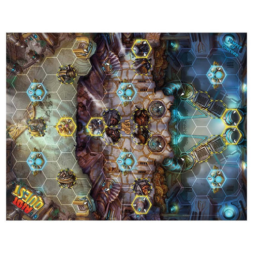 Warmachine: Riot Quest: Temple of Concord Neoprene Playmat