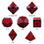 Dice and Gaming Accessories Polyhedral RPG Sets: Metal and Metallic - Rose & Gunmetal - Metal (7)