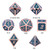 Dice and Gaming Accessories Polyhedral RPG Sets: Metal and Metallic - Cadet Blue & Copper - Metal (7)